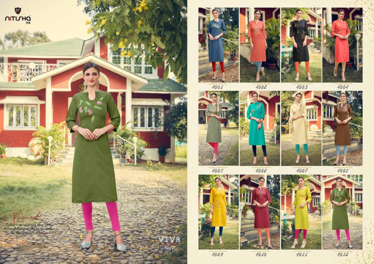 Viva Vol-4 Soft Cotton Wholesale Kurti Viva Vol-4 Soft Cotton Wholesale Kurti